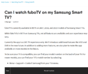 How to Download FuboTV App for Smart TV