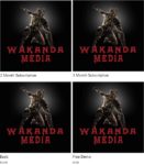 Wakanda Media Free Trial-Subscription