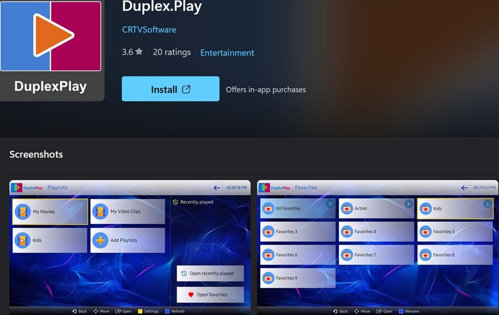 DuplexPlay WIndows  Install