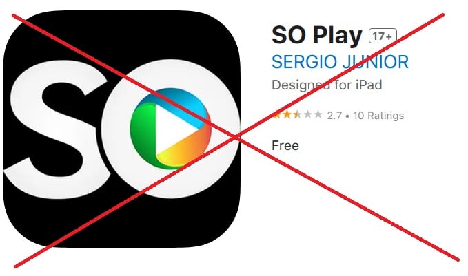 Not SOPlayer App for iPhone