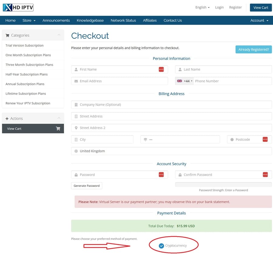 Checkput - Cryptocurrency