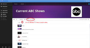 Current TV Shows List