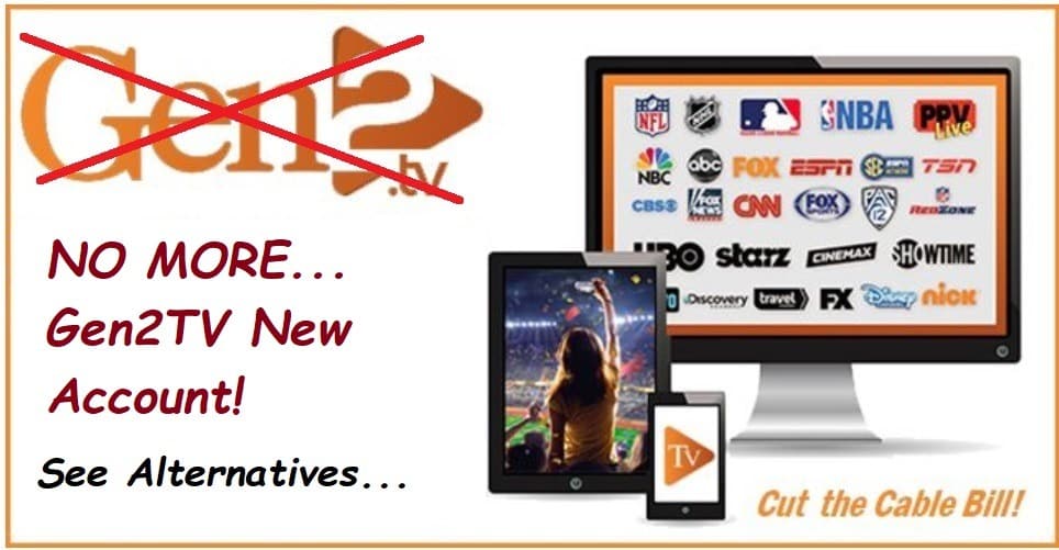 Gen2TV New Account Register - Watch TV Online