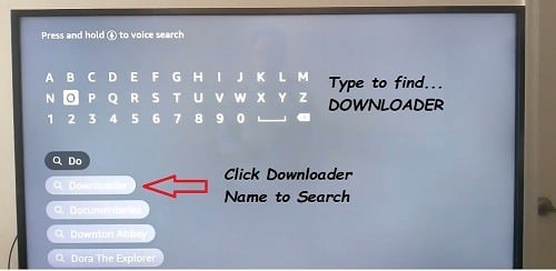 Type to Find Downloader