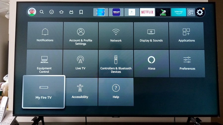 Select My Fire TV