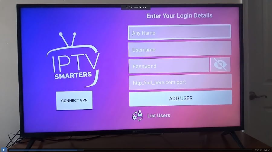 Enter Your Login Details