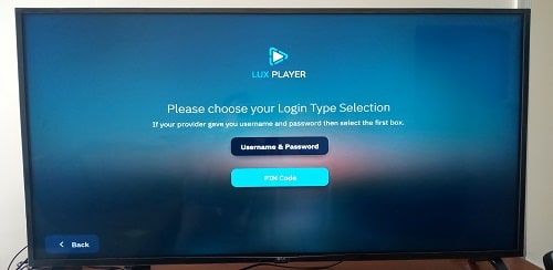 Lux Player Login Firestick