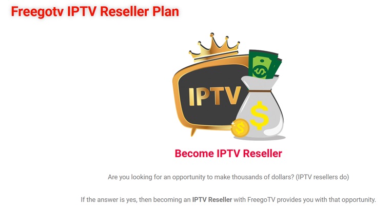 FreeGo TV Reseller Program