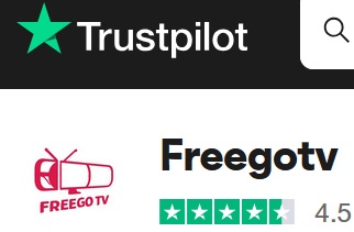 FreeGoTV Trustpilot Star Rating