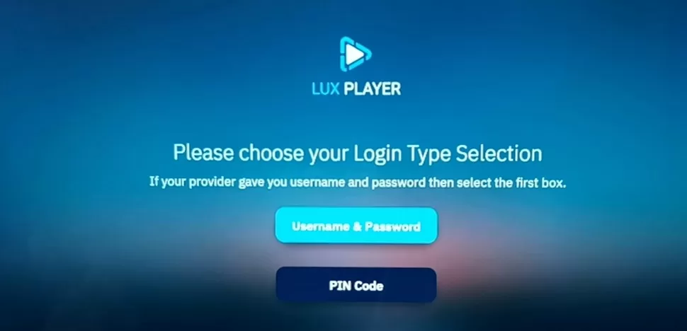 LUX Player Username and Password