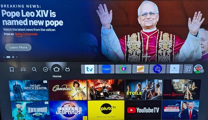 Firestick Home Screen