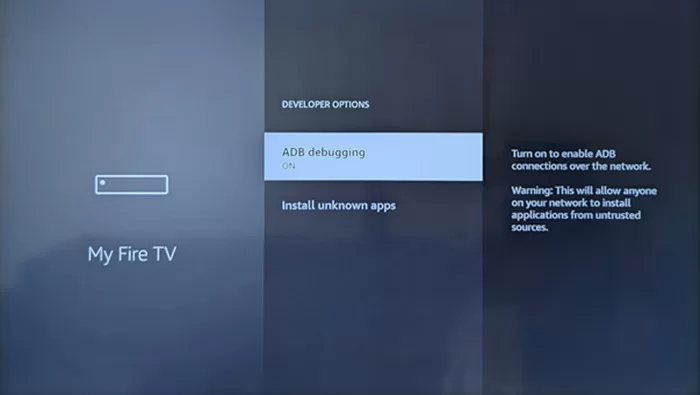 ADB Debugging ON