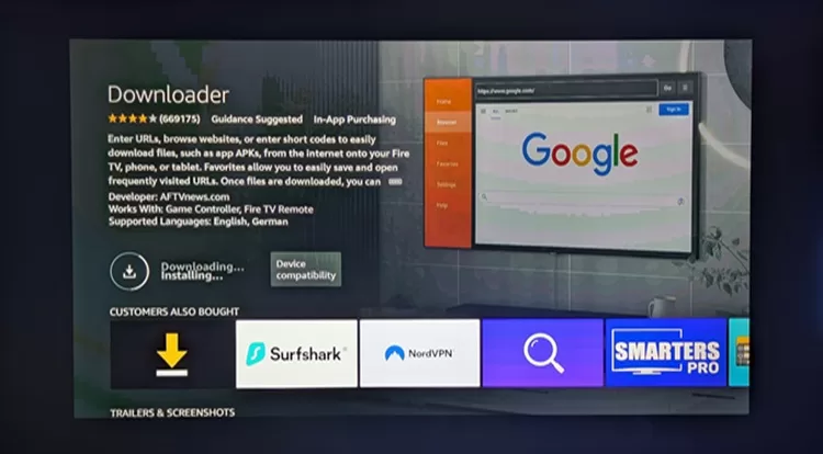 Downloading and Installing Downloader