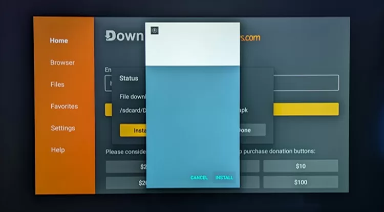Select Install