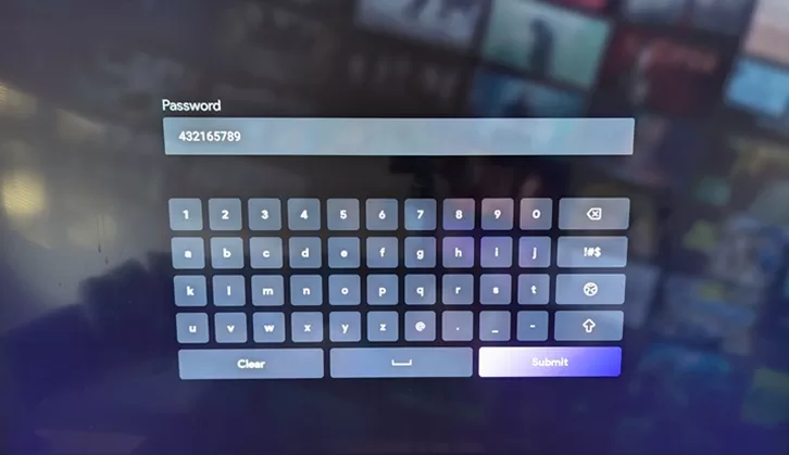 Enter the Password