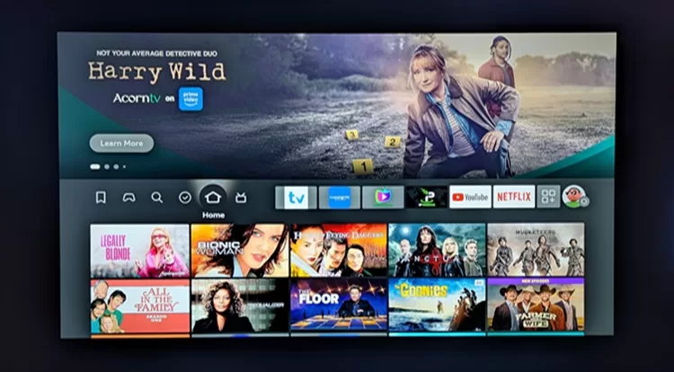 Fire TV Stick Home Screen