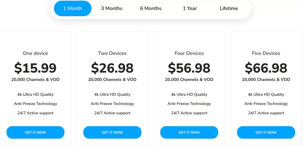 Xtreme HD IPTV Subscription, 1-Month