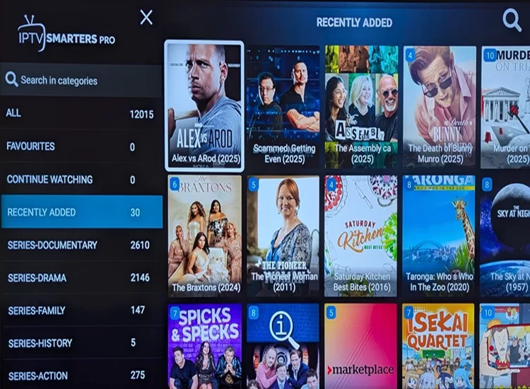 Xtreme IPTV VOD TV Series